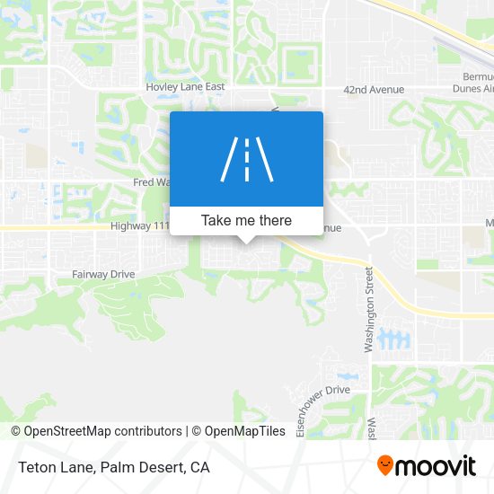 Mapa de Teton Lane