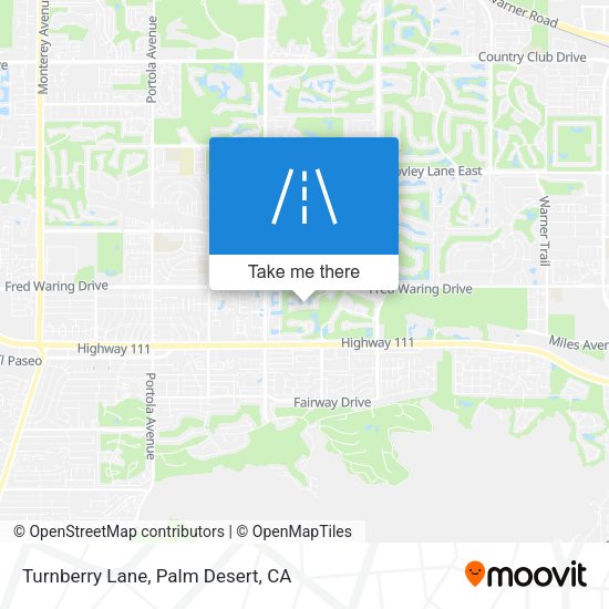 Turnberry Lane map