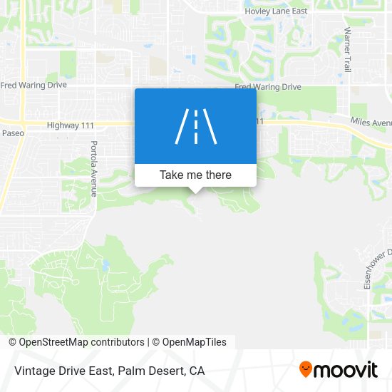 Vintage Drive East map