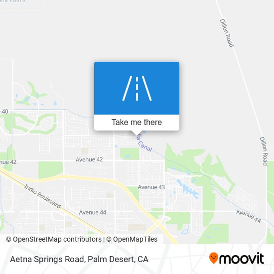 Aetna Springs Road map