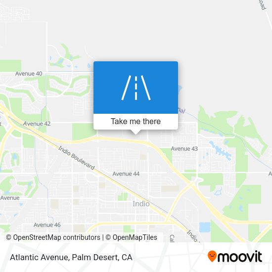 Atlantic Avenue map