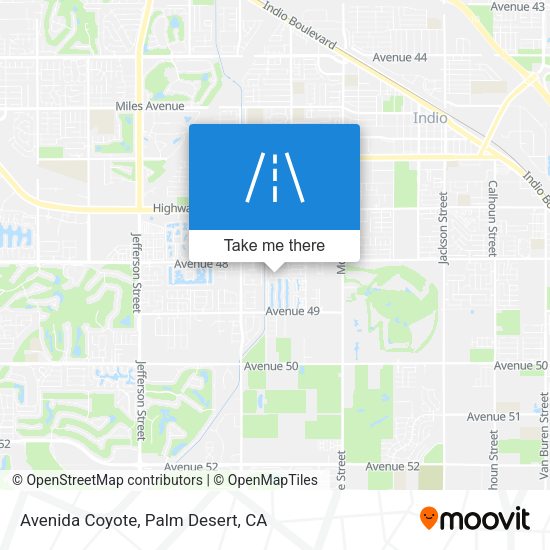 Mapa de Avenida Coyote