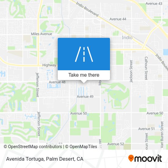 Mapa de Avenida Tortuga