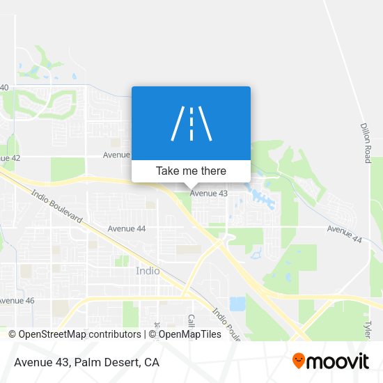 Avenue 43 map