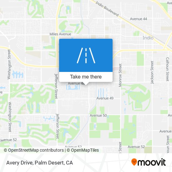 Avery Drive map