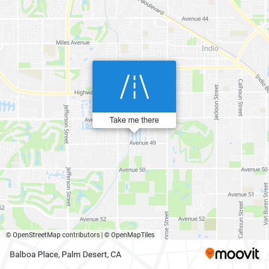 Balboa Place map