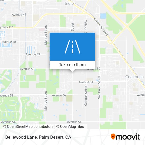 Bellewood Lane map