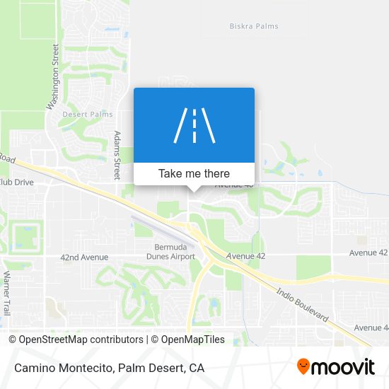 Camino Montecito map