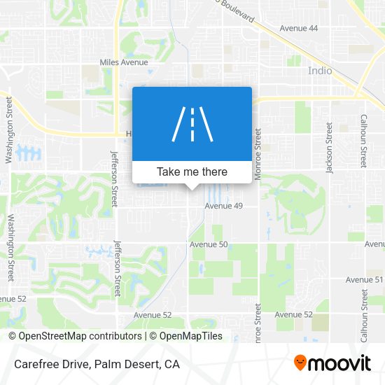 Carefree Drive map
