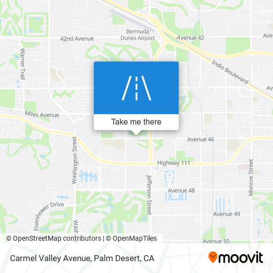 Carmel Valley Avenue map
