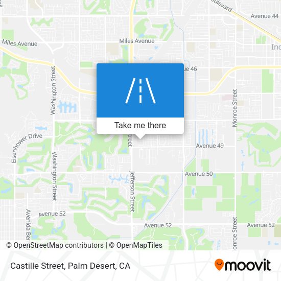 Castille Street map