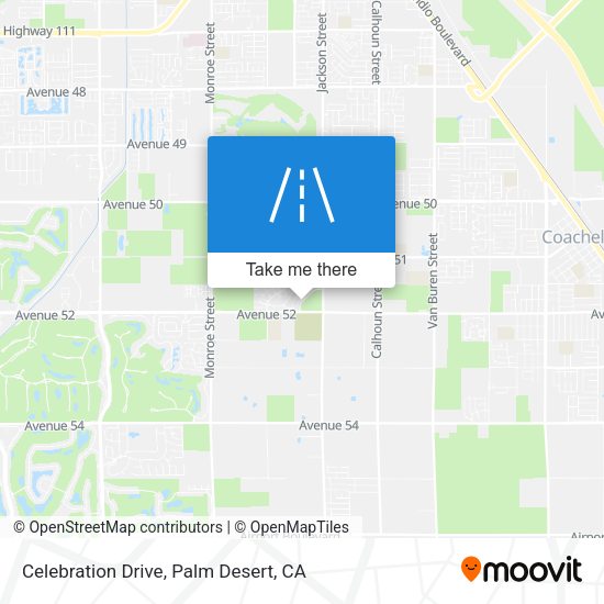 Mapa de Celebration Drive