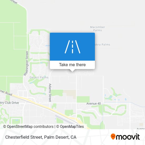 Chesterfield Street map