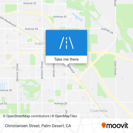 Christiansen Street map