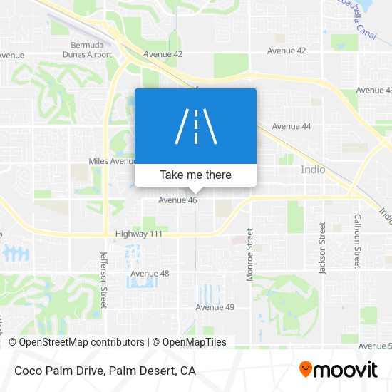 Coco Palm Drive map