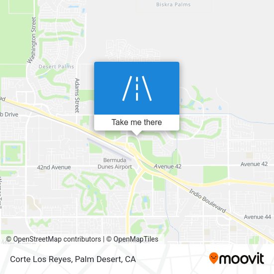 Corte Los Reyes map