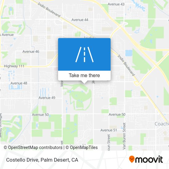 Costello Drive map