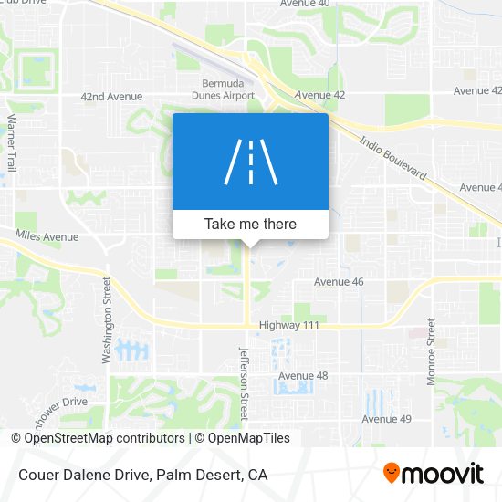 Couer Dalene Drive map