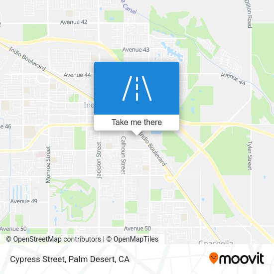Mapa de Cypress Street