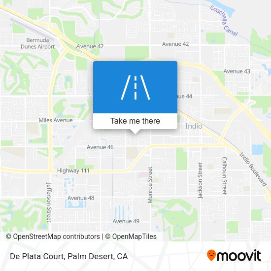 De Plata Court map