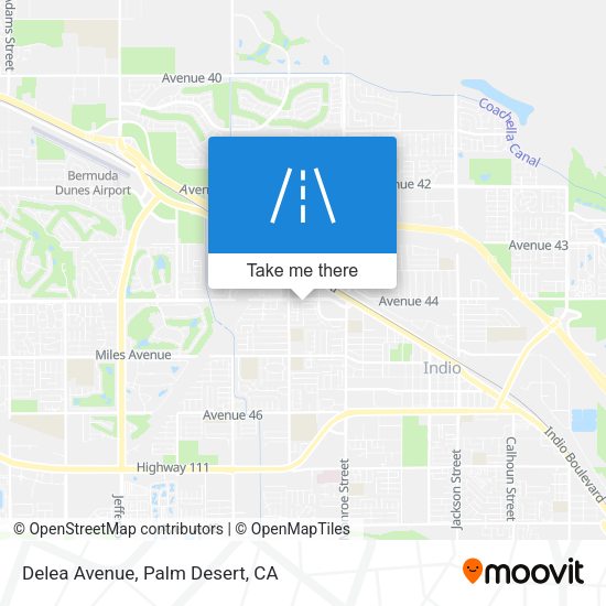 Delea Avenue map