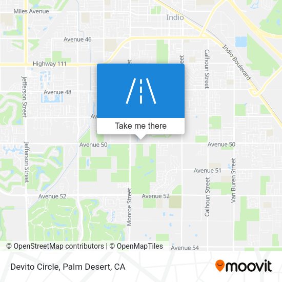 Mapa de Devito Circle