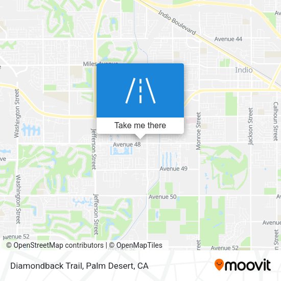 Mapa de Diamondback Trail
