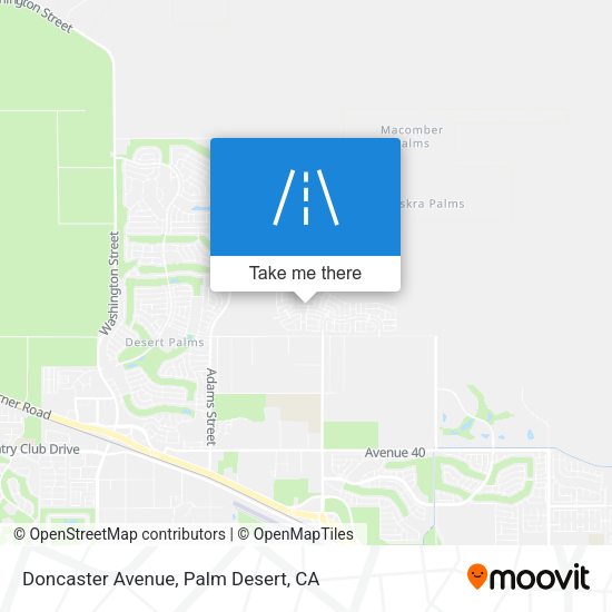 Doncaster Avenue map
