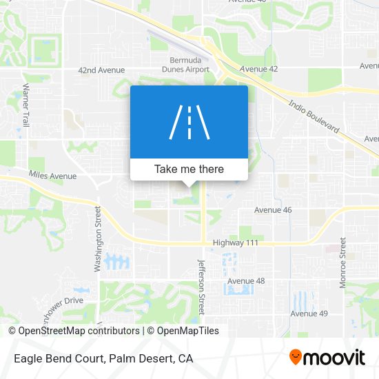 Eagle Bend Court map