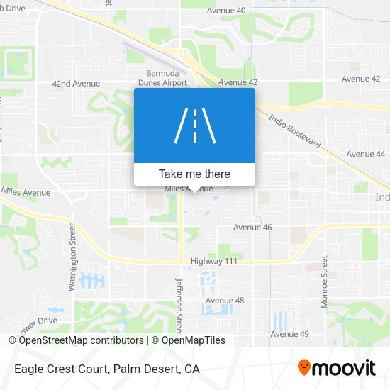 Eagle Crest Court map