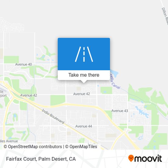 Fairfax Court map