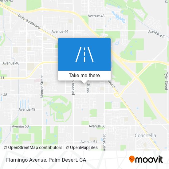 Flamingo Avenue map