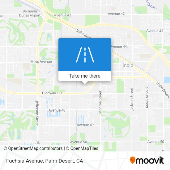 Fuchsia Avenue map