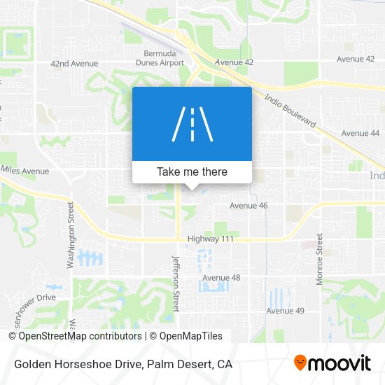 Mapa de Golden Horseshoe Drive