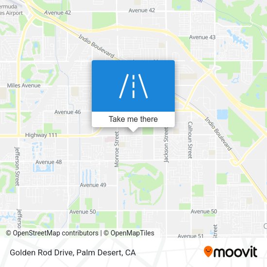 Golden Rod Drive map