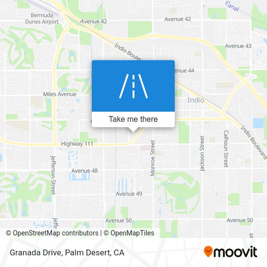 Mapa de Granada Drive