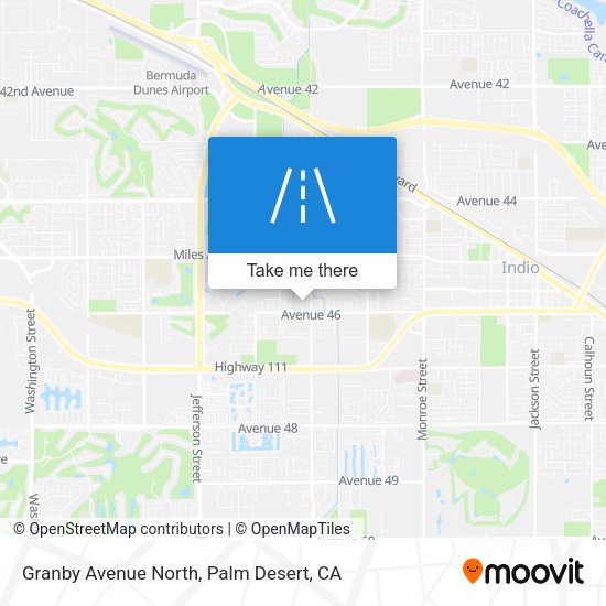 Granby Avenue North map