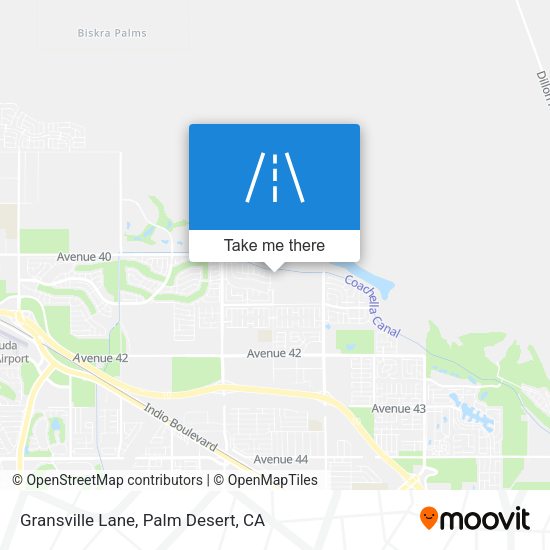 Gransville Lane map