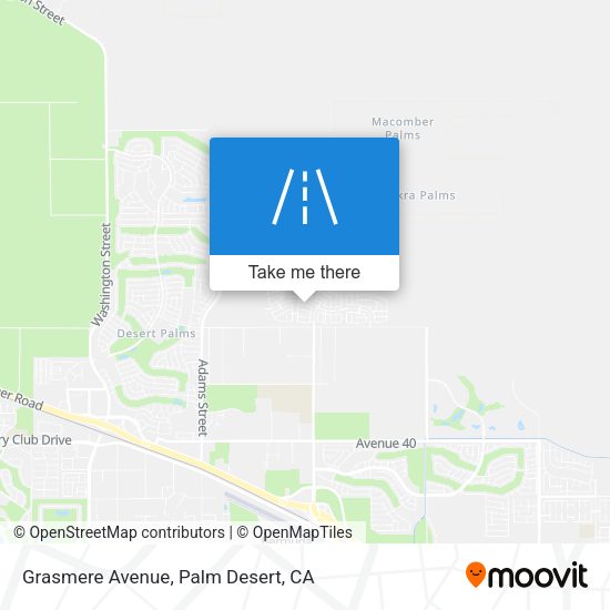 Grasmere Avenue map