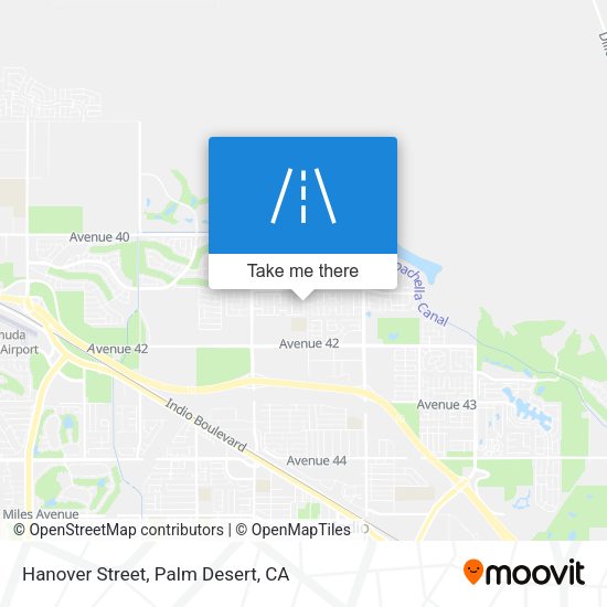 Mapa de Hanover Street