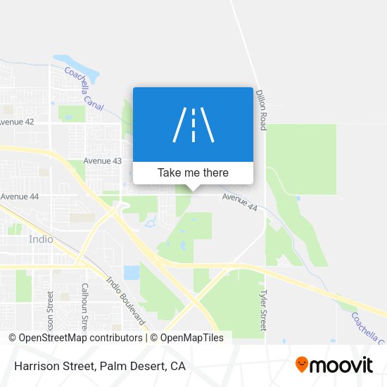 Harrison Street map