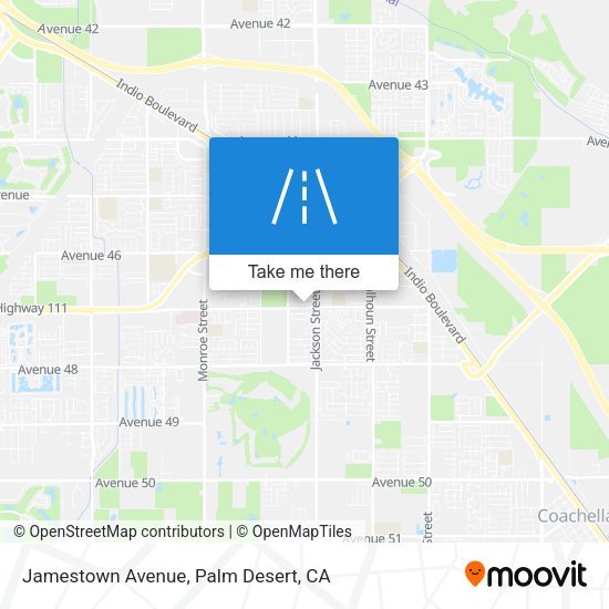 Mapa de Jamestown Avenue