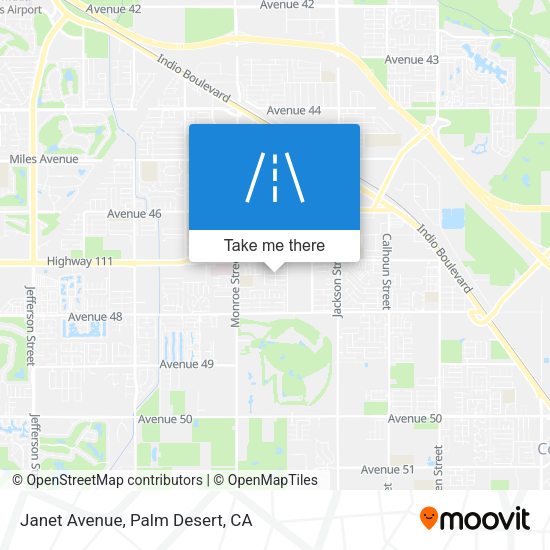 Mapa de Janet Avenue