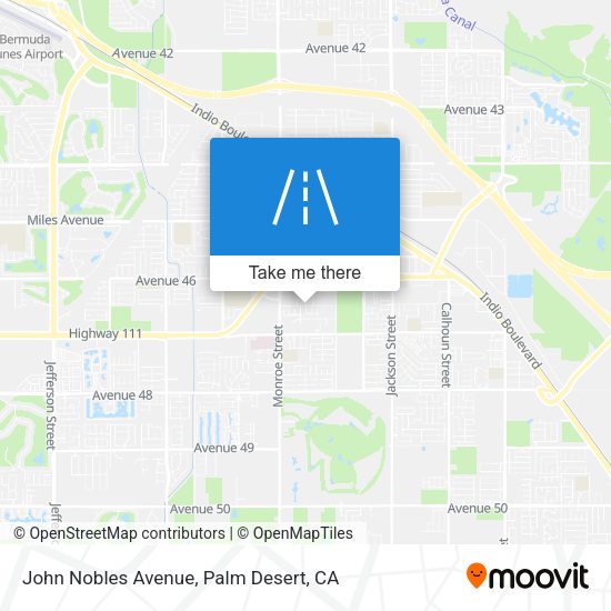 Mapa de John Nobles Avenue