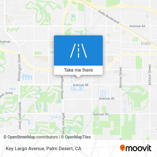 Mapa de Key Largo Avenue