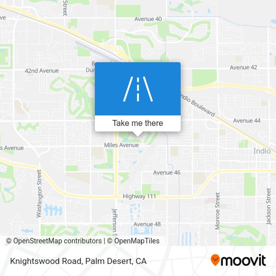 Mapa de Knightswood Road