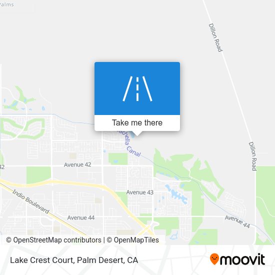 Lake Crest Court map