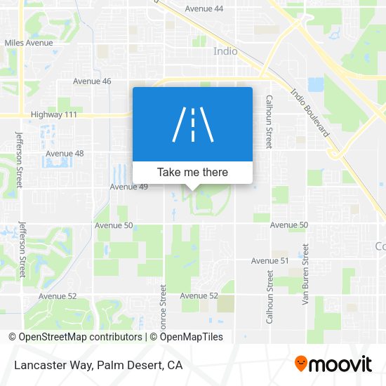 Lancaster Way map