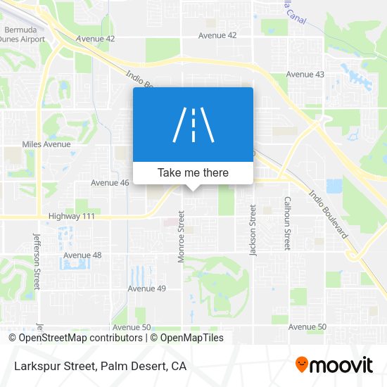 Mapa de Larkspur Street