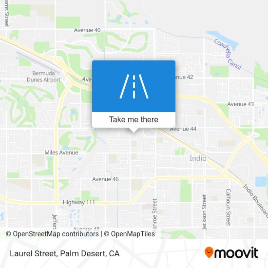 Laurel Street map